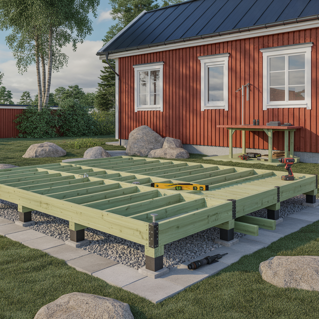 bygga altan pa mark regler dimensioner och kostnad