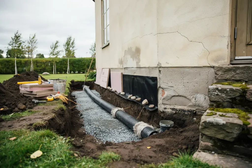 dr nering och till ggsisolering av husgrund s s nker du fuktrisken och f rb ttrar energin i huset